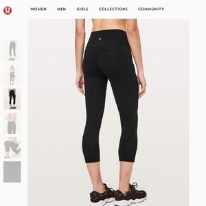 Lulu Lemon In Movement Crop Everlux 19"